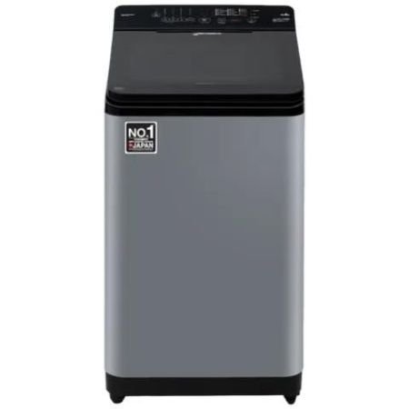 PANASONIC NA-F80V11CRB ( TOP LOAD, CHARCOAL INOX GREY, 8.0 KG, INBUILT WIFI & HEATER)