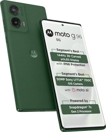 MOTOROLA G96 5G (8 GB, 128 GB, PANTONE GREEN PASTURES)
