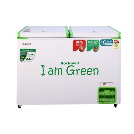 ROCKWELL GFR350DD (GREEN DF, 290L, 2-IN-1 CONVERTIBLE, DOUBLE DOOR)