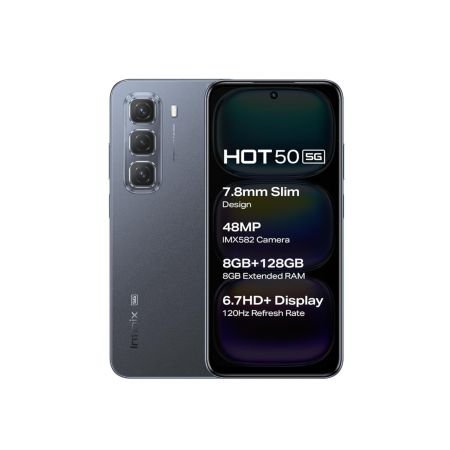 INFINIX HOT 50 5G (8 GB, 128 GB, SEEK BLACK)