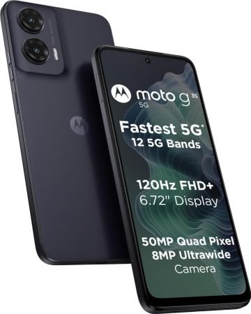 MOTOROLA G35 5G (4 GB, 128 GB, MIDNIGHT BLACK)