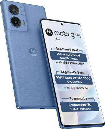 MOTOROLA G96 5G (8 GB, 128 GB, PANTONE ASHLEIGH BLUE)