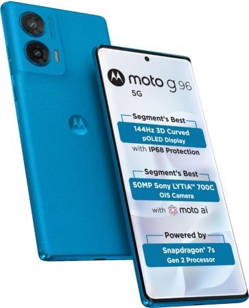 MOTOROLA G96 5G (8 GB, 128 GB, PANTONE DRESDEN BLUE)